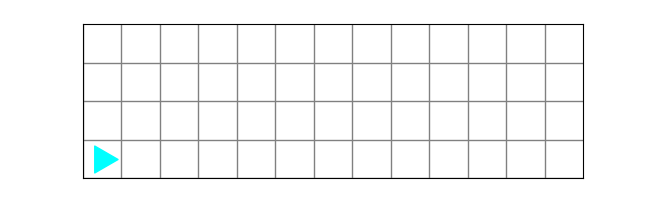 blank 13 by 4 world, bit in the bottom left