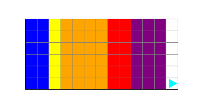 Each colored square is now a painted column of that color. Bit ending on the right, in the bottom row.